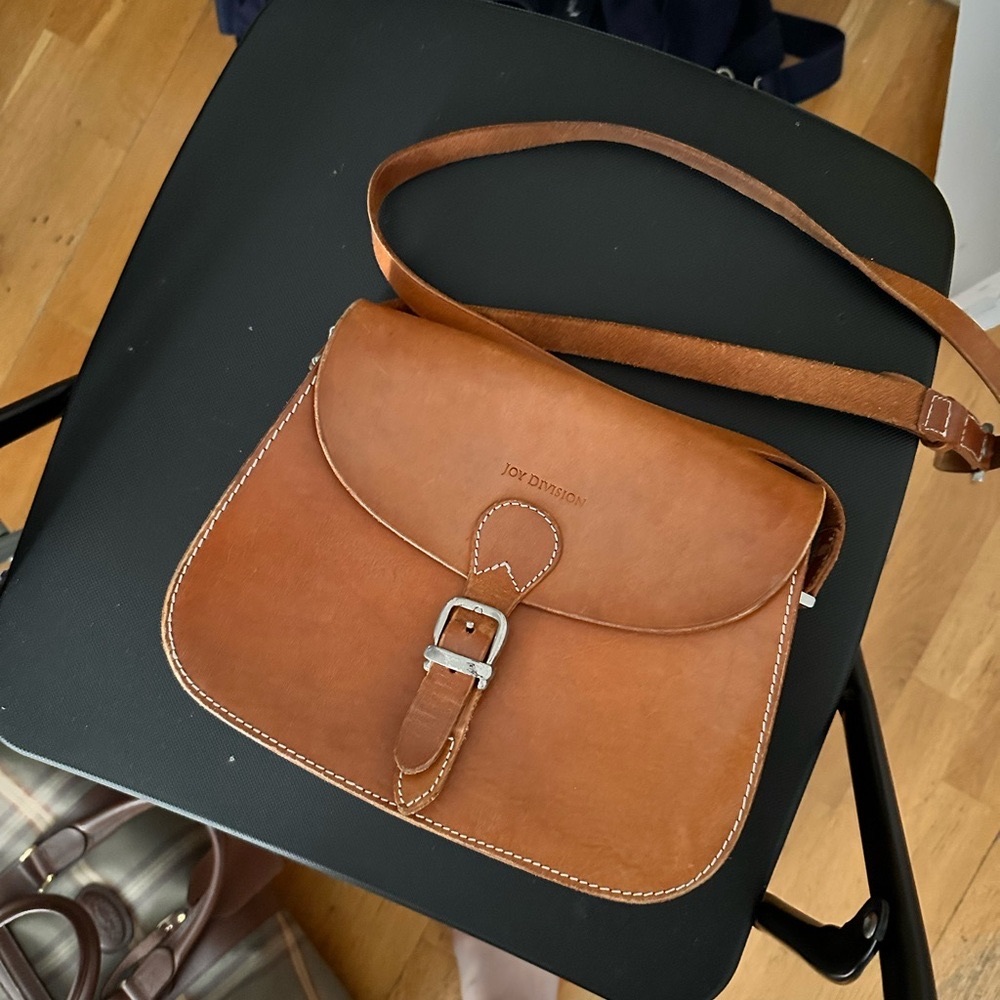 Brown Leather Crossbody Bag